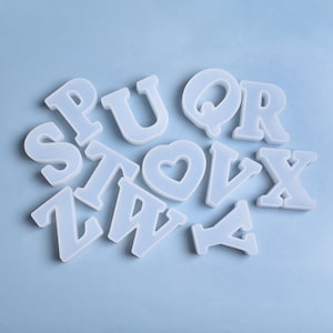 Silikon A-Z Alphabet Buchstabenform Silikonform Basteln Zubehör Gießform Dekorationsform
