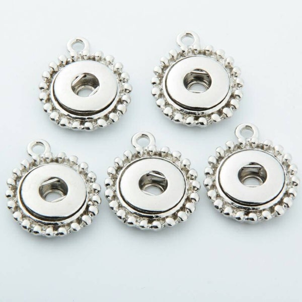 Free Shipping 5pcs 12mm  Snap Base Accessory for interchangeable snaps for Noosa Chunk necklaces, rings,Jewerly & bracelet