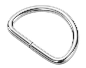 Pack of 50 Pcs 1“ Size D Ring  for Bags / DIY Accessories - 1 Inch Inner Size