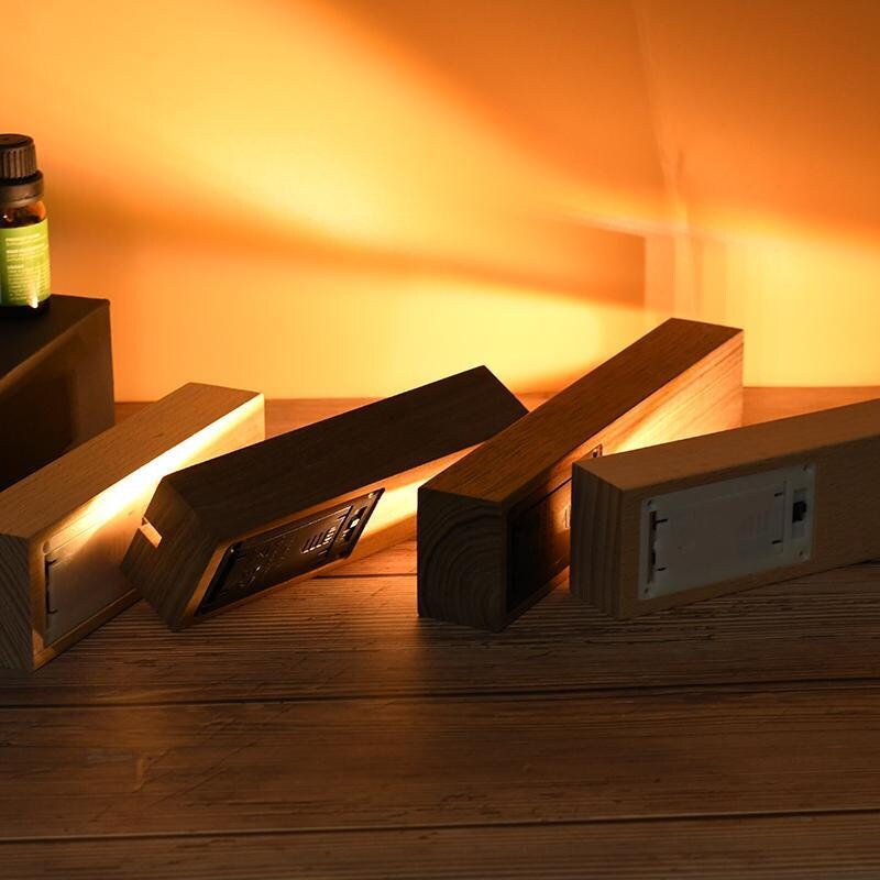 LED Wood Base-for Night Light Base Resin Art Display Crystal Jewelry ...