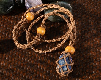 New Design Adjustable Necklace Cord Empty Stone Holder, Necklace for crystal , Quartz Raw Stone Necklace Cord, Pendant adjustable cage cord