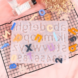 DIY Silicone Alphabet Lowercase A-Z  Letter Mold , Letter Mold Decoration Silicone Mold Crafts Accessories mould