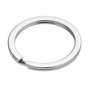 Pack of 100 Alloy 25mm/1&quot; Split Key chains Ring -DIY Jewelry Making Supplies