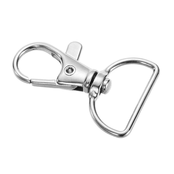 50pcs D-ring Lanyard Lobster Claw Clasp and 50pcs D- Rings -1.5
