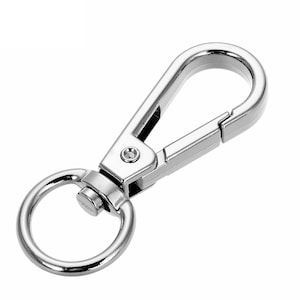 Pack of 20 Pcs 42mm/1.68&quot; Length Alloy Swivel Lanyard Lobster Claw Clasp Hook