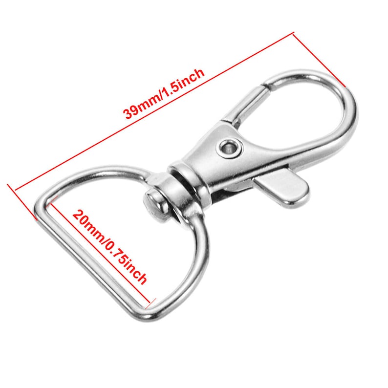 50pcs Dring Lanyard Lobster Claw Clasp and 50pcs Key Rings Etsy