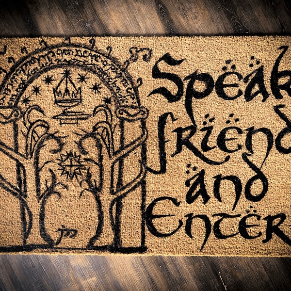 Speak Friend And Enter Doormat (Pre-Order ONLY)