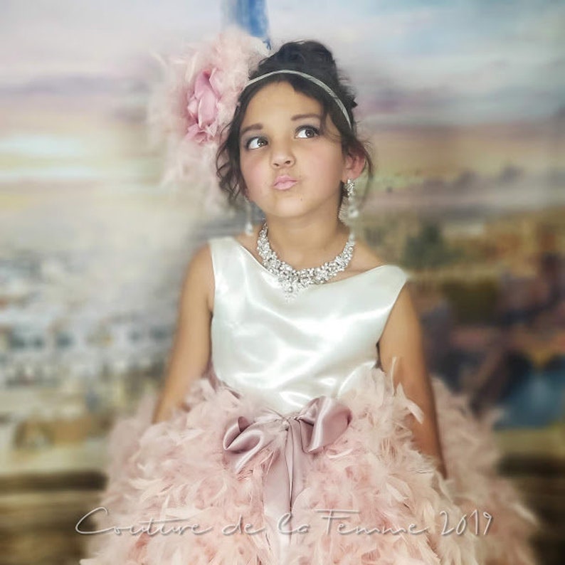 pale pink flower girl dresses