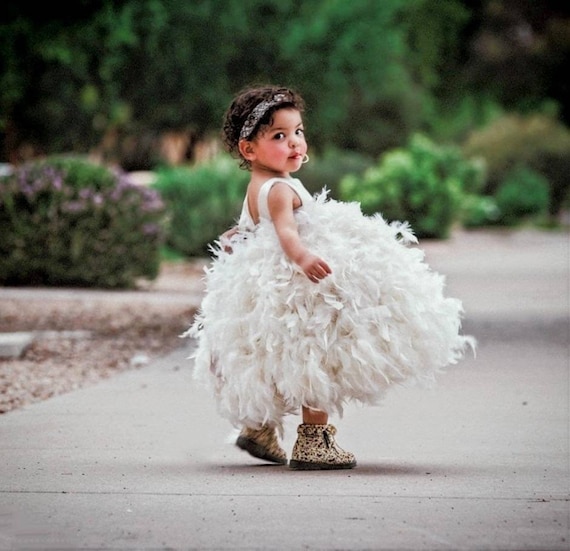 Champagne and ivory flower girl dresses sales