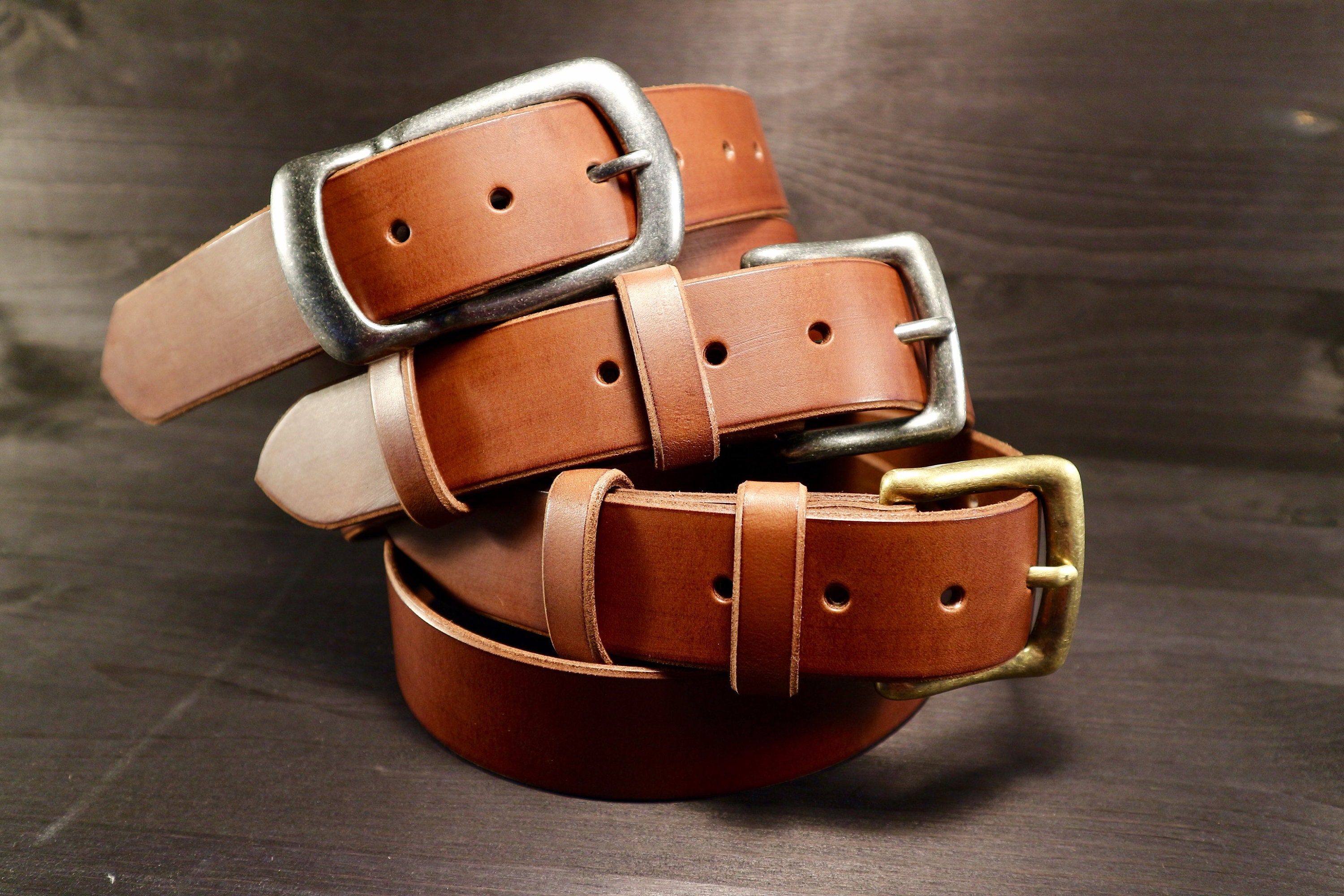 LEATHER BELT - Brown // Mens Belt // BrownLeather Belt // Mens