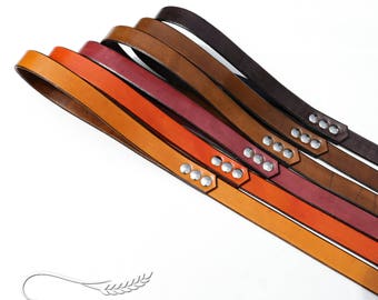 LONG LEATHER LEASH // Long Leather Lead // Dog Leash // Leather Leash // Matching Leather Leash // Matching Leather Lead // Walk Leash