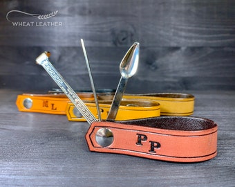 PERSONALIZED PIPE TOOL // leather pipe stand // Free personalization // Czech Pipe Tool // Smoking accessories // Pipe accessories