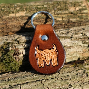 LEDER SCHLÜSSELANHÄNGER - INDIAN SCULL // Gastgeschenk // Kleines Geschenk // Leder Schlüsselanhänger // Schlüsselanhänger // Schlüsselanhänger // Schlüsselanhänger //