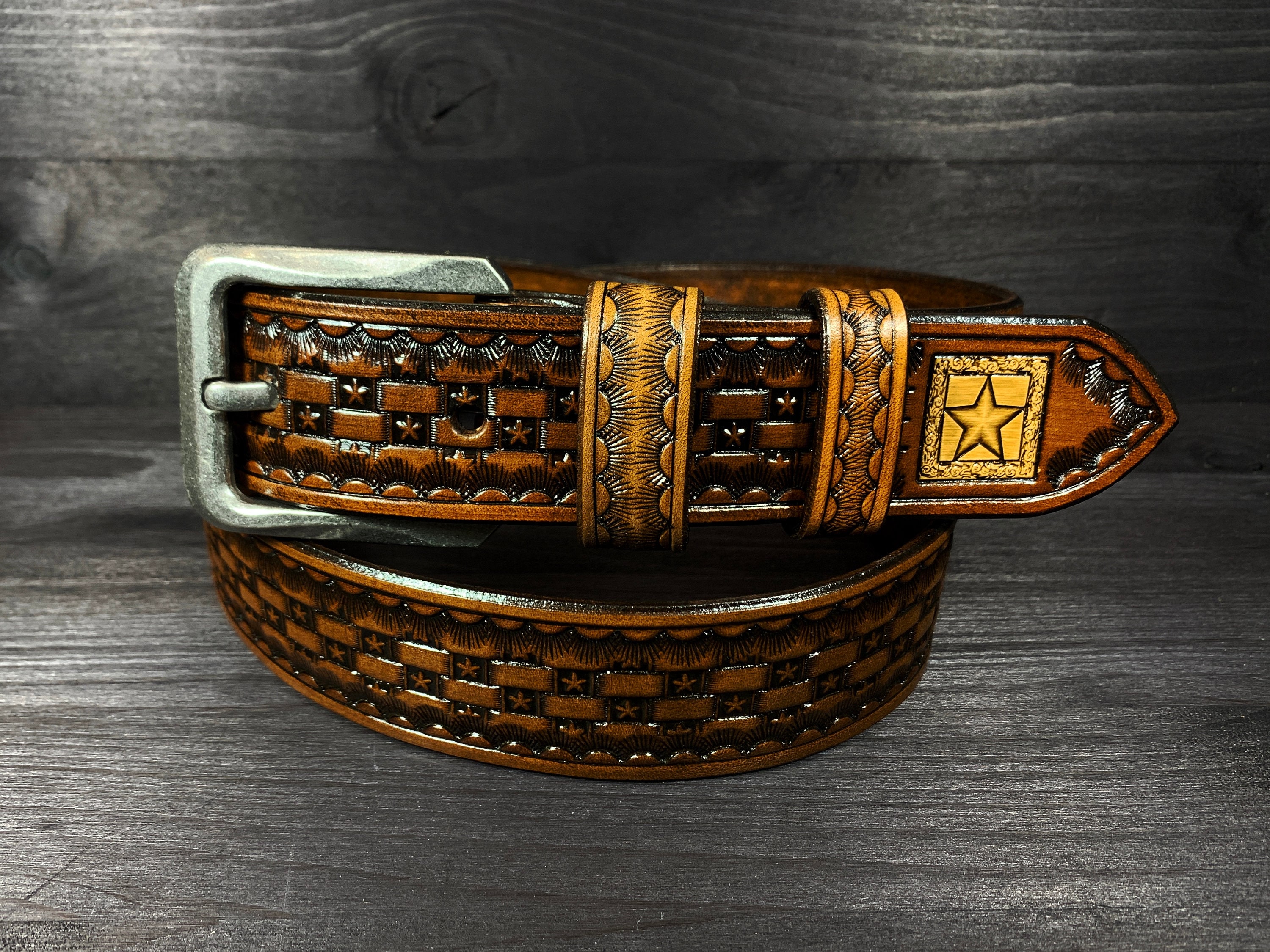 High Quality Leather Belt / Western Leather Belt / Handmade 