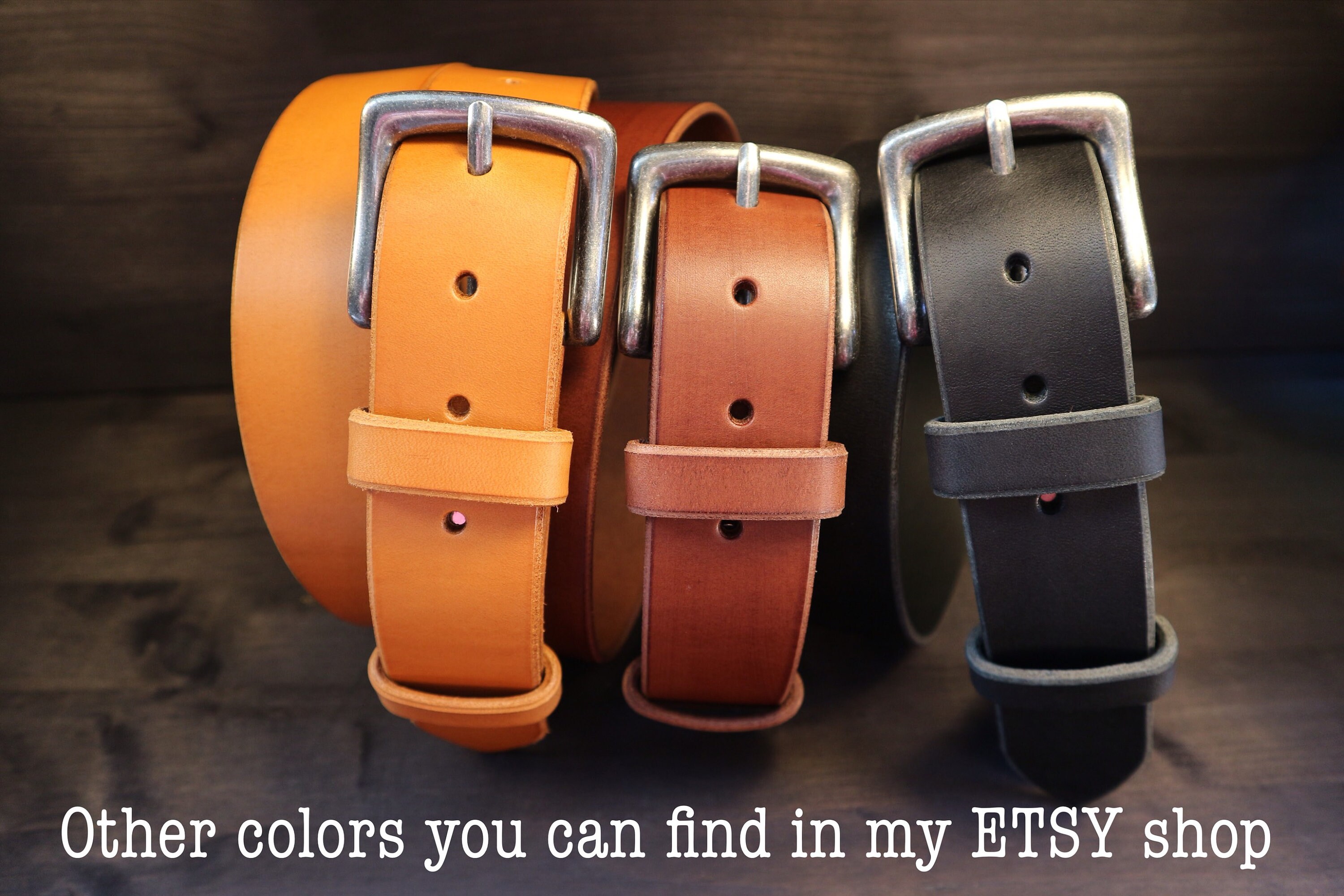 mens cognac belt