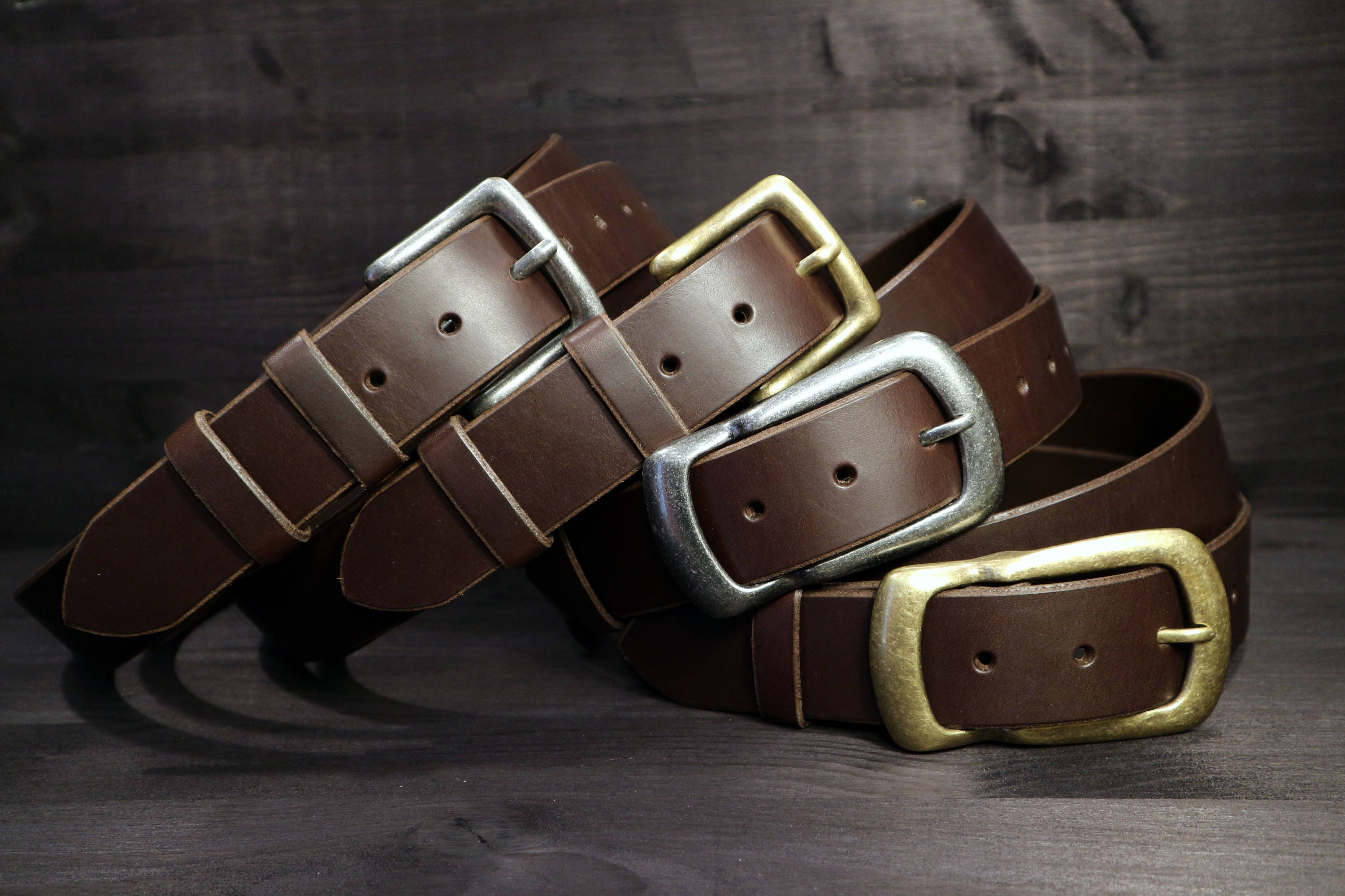 LEATHER BELT - Dark Brown // Mens Belt // Brown Leather Belt // Mens ...