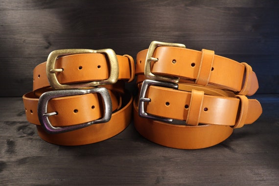mens cognac belt