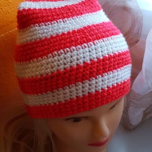 Crocheted elf cap for women by Swannelle signal cone humor image 1