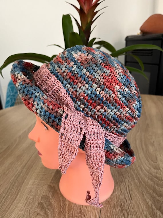 SUMMER MULTICOLOR RIBBON HAT C1H - Summer Serape Fashion Hat – SACS Supply & Outfitters main image 3