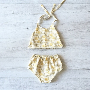 Boho Chic Sommer Baby-Outfit, Sommer-Baby-Kleidung, Tropical Baby Outfit, Boho-Baby-Kleidung, Preemie Babykleidung, Neugeborenen Geschenk