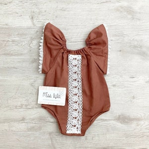Fall Baby Girl Romper | Pumpkin Patch Outfit | Autumn Baby Clothes | Boho Baby Girl Outfit | Newborn Fall Clothes | Cute Baby Outfit