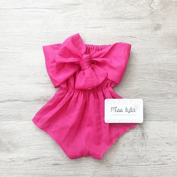 Baby Girl Romper - Etsy