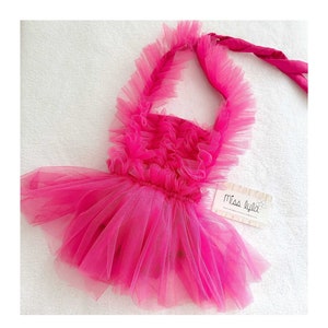 Adorable Hot Pink First Birthday Girl Outfit, Baby Girl Tutu Lace Rompers for Cake Smash Photoshoots, Fluffy Dress for My Baby Girl Birthday