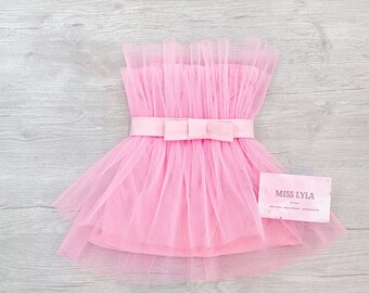 Baby girl pink fluffy dress, Vintage, Birthday dress, Cake smash outfit, First Birthday, 1st Birthday, Baby outfit, Baby shower gift, dress
