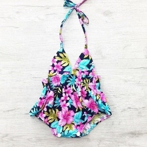 Hawaiian Luau Outfits for Girls, Tropical Baby Rompers, Summer Baby Clothes, Baby bodysuits, Summer outfit, baby shower gift, Beach outfits