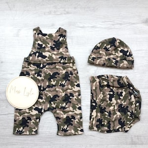 Adorable Military Baby Clothes for Your Little One, Newborn Boy Army-Inspired Bummies, Military Uniform Baby Boy Outfits, Army Baby Romper