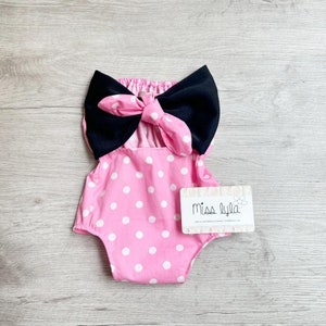 Adorable Minnie and Mickey Mouse Romper, Baby Girl Costumes, Mickey Mouse Outfits, 1st Birthday Baby Girl Clothes, Newborn Photoshoot Outfit