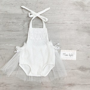 Baby Girl 1st Birthday Romper, Tutu Baby Bodysuit, Sparkly Cake Smash Outfit, Newborn Photoshoot Clothes