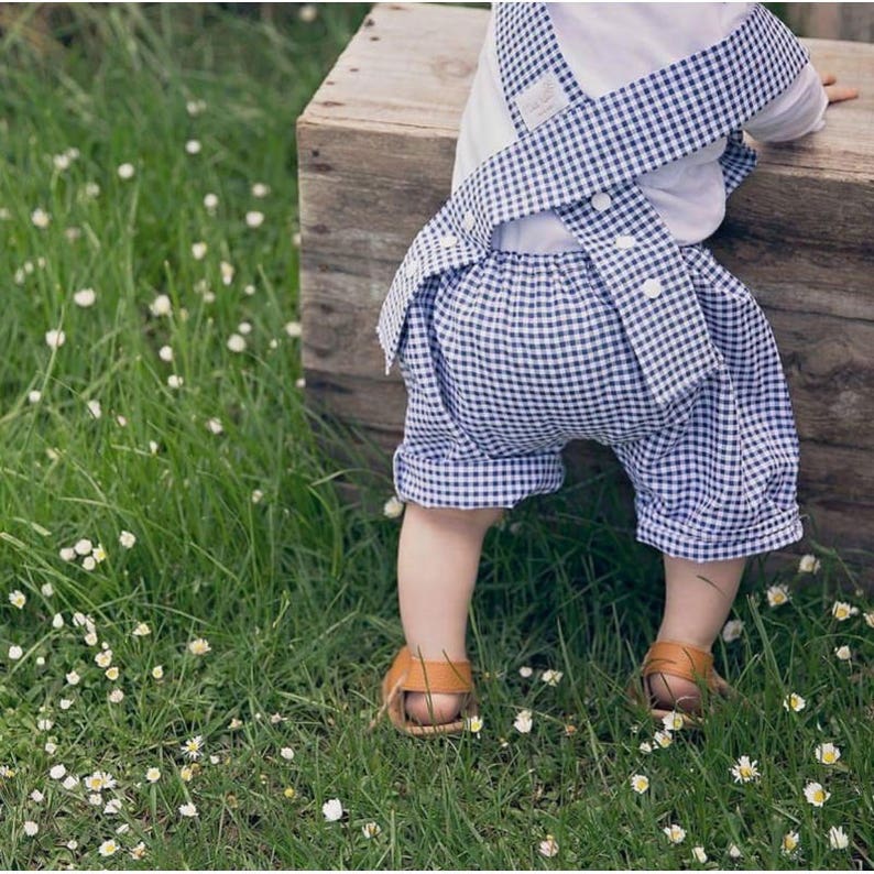 baby romper boys romper,boy outfit Baby boy romper,baby clothes gingham Baby boy coming home outfit preemie boy clothes newborn outfit