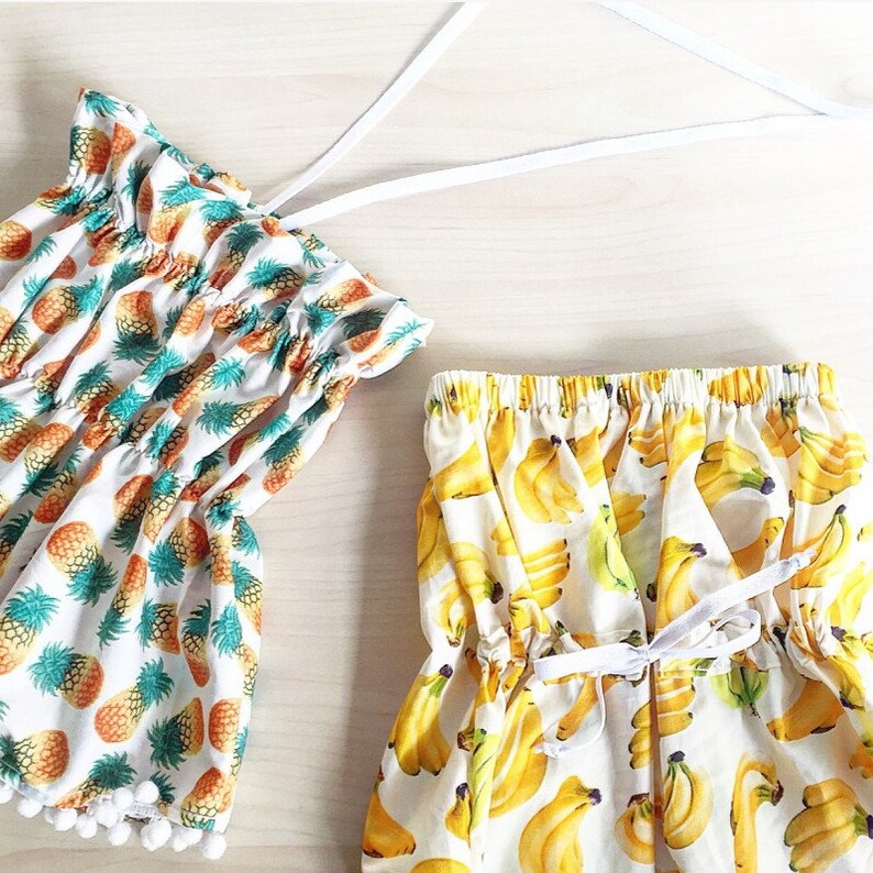 Must-Have Beach Baby Outfits for Your Next Vacation, Banana Girls Rompers, Summer Baby Outfit, Newborn Girl Romper, Baby girl gift ideas