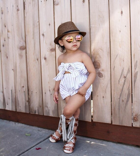 Adorable Summer Baby Girls Rompers for Every Occasion Beach Baby Girl Outfit Striped Summer Baby Romper Luxury Girls Romper Newborn girl