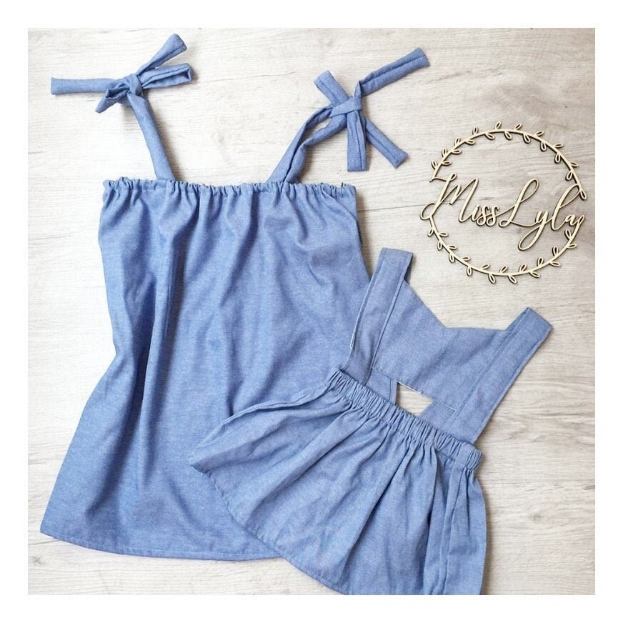 mommy and me denim dress ME2133 | Know Me Sewing Pattern Girl's and Misses' Denim Dress by Brittany J. Jones