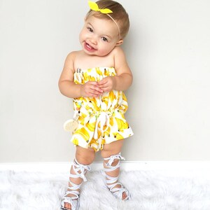 Trendy Summer Baby Rompers, Toddler Rompers, Summer Baby Clothes, Summer Baby Outfits, Bubble romper, Baby Bodysuit, Banana Print Outfits