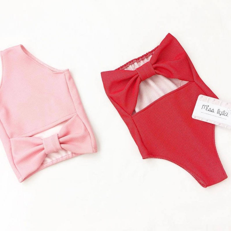 Baby Swimwear Baby Swimsuit Baby Swim Suit Baby Girl Bow Etsy