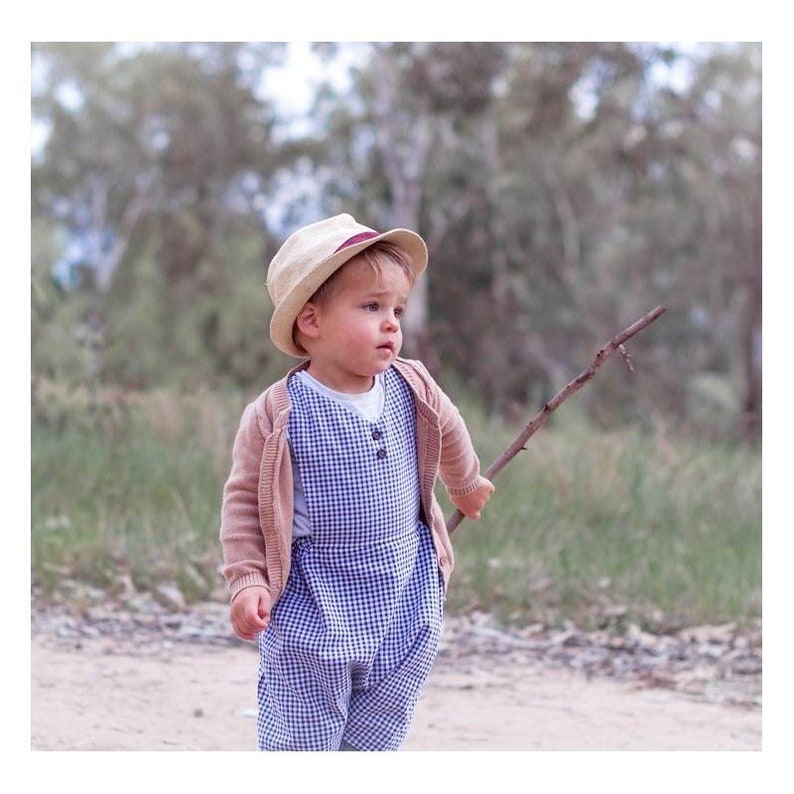 baby romper boys romper,boy outfit Baby boy romper,baby clothes gingham Baby boy coming home outfit preemie boy clothes newborn outfit