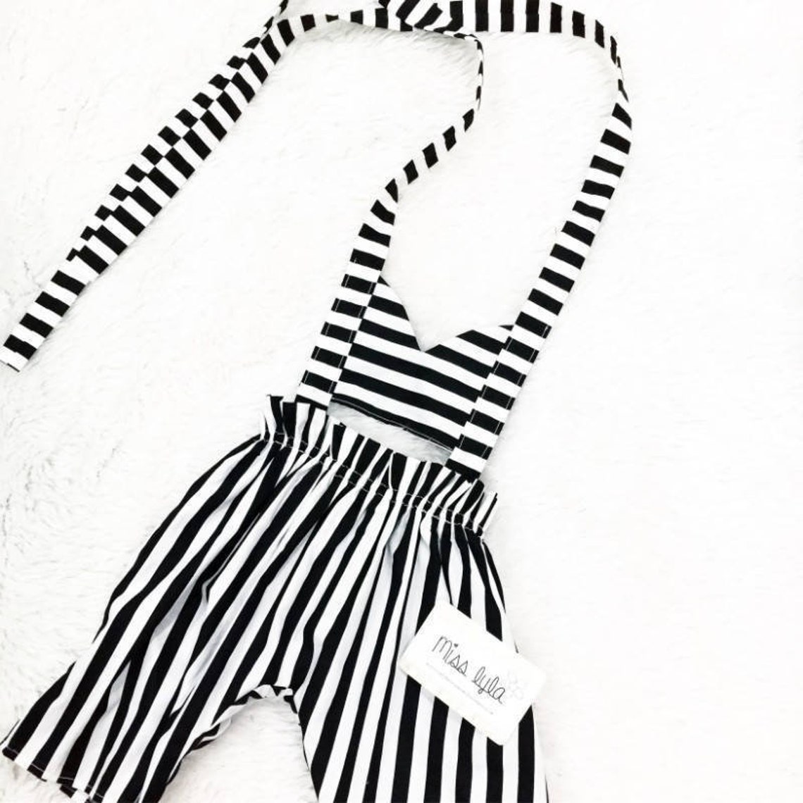 Baby romper baby girl jumpsuit black and white Toddler Etsy