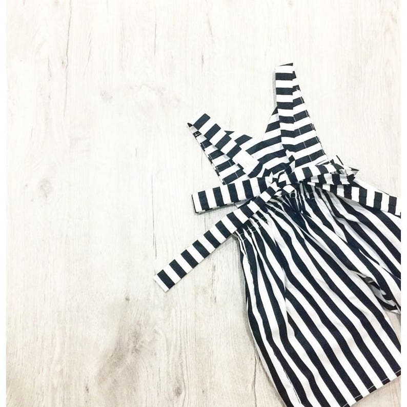 Must-Have Retro Toddler Jumpsuit for Your Little One, Black and White Outfits for Stylish Babies, Summer Girl Baby Jumpsuit, Bubble Rompers,Adorable Baby Girls Jumpsuit, Retro Black and White Outfits for Stylish Girls, Summer Baby Clothes,  Newborn Romper, Baby Pinafore Rompers