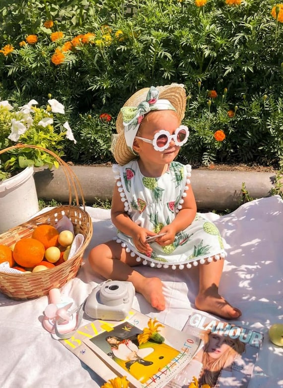 Boho Baby Girl Kaftan, Fruit Print Baby Outfit, Summer Baby Dress, Toddler Kaftan Dress, Beach Baby Outfit, Bohemian Baby Clothes Boho Baby Girl Kaftan, Fruit Print Baby Outfit, Summer Baby Dress, Toddler Kaftan Dress, Beach Baby Outfit, Bohemian Baby Clothes