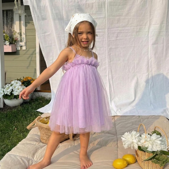 Tutu Baby Dress, Baby Girl Tulle Dress, Toddler Birthday Dress, Princess Baby Dress, Baby Girl Outfit, Cake Smash Dress, Flower Girl Dress