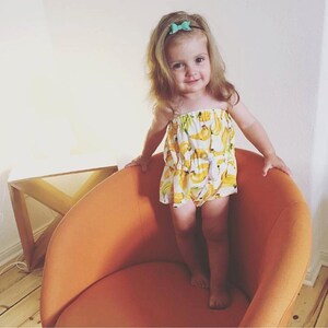 Must-Have Beach Baby Outfits for Your Next Vacation, Banana Girls Rompers, Summer Baby Outfit, Newborn Girl Romper, Baby girl gift ideas