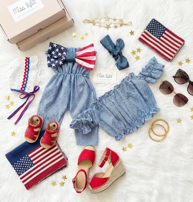 Mommy and Me 4th of July Outfit, Independence Day Mom Daughter Matching Clothes, July Fourth Family Outfit