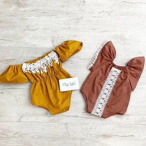 Adorable Baby Bodysuits for Fall, Pumpkin Patch Girls Outfit, Autumn Baby Girl Clothes, Boho Fall Baby Rompers, Newborn Baby Girls Romper