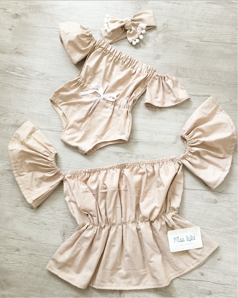 Adorable Mommy and Me Summer Outfits, Trendy Boho Beige Crop Top, Cute Mommy and Me Clothing, Mama and mini Clothes sets, New Mom gift