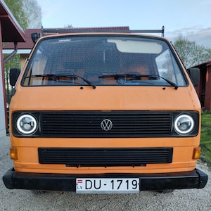 Paire de supports de phares à LED 7" pour VW Transporter T25, T3, Westfalia Vanagon, imprimés en 3D par ASA