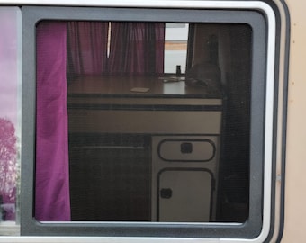 VW T3 T25 Westfalia Vanagon Sliding Window Screen Mosquito Net, fly screen/middle window