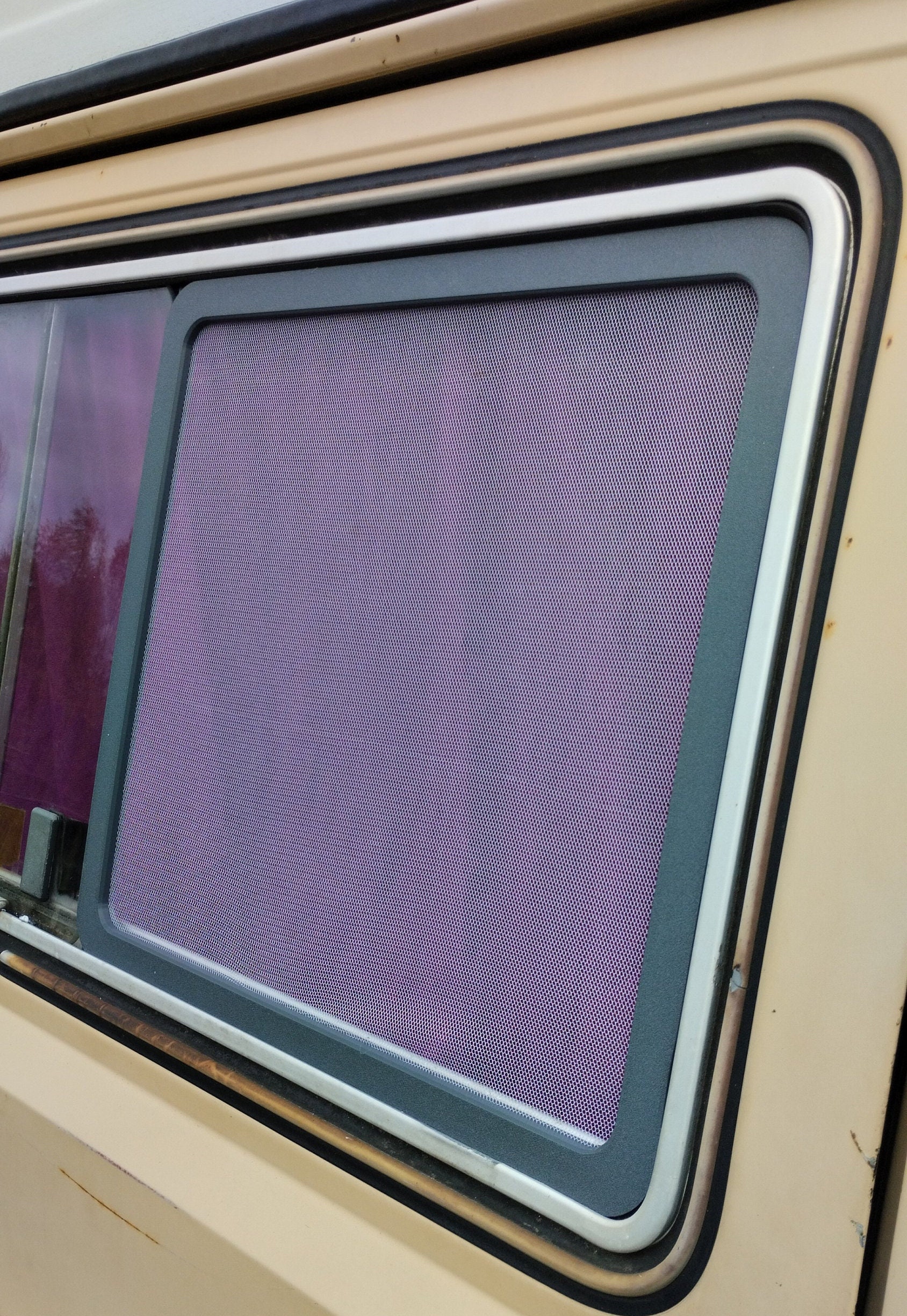VW T3 T25 Westfalia Vanagon Sliding Window Screen Mosquito Net, Fly